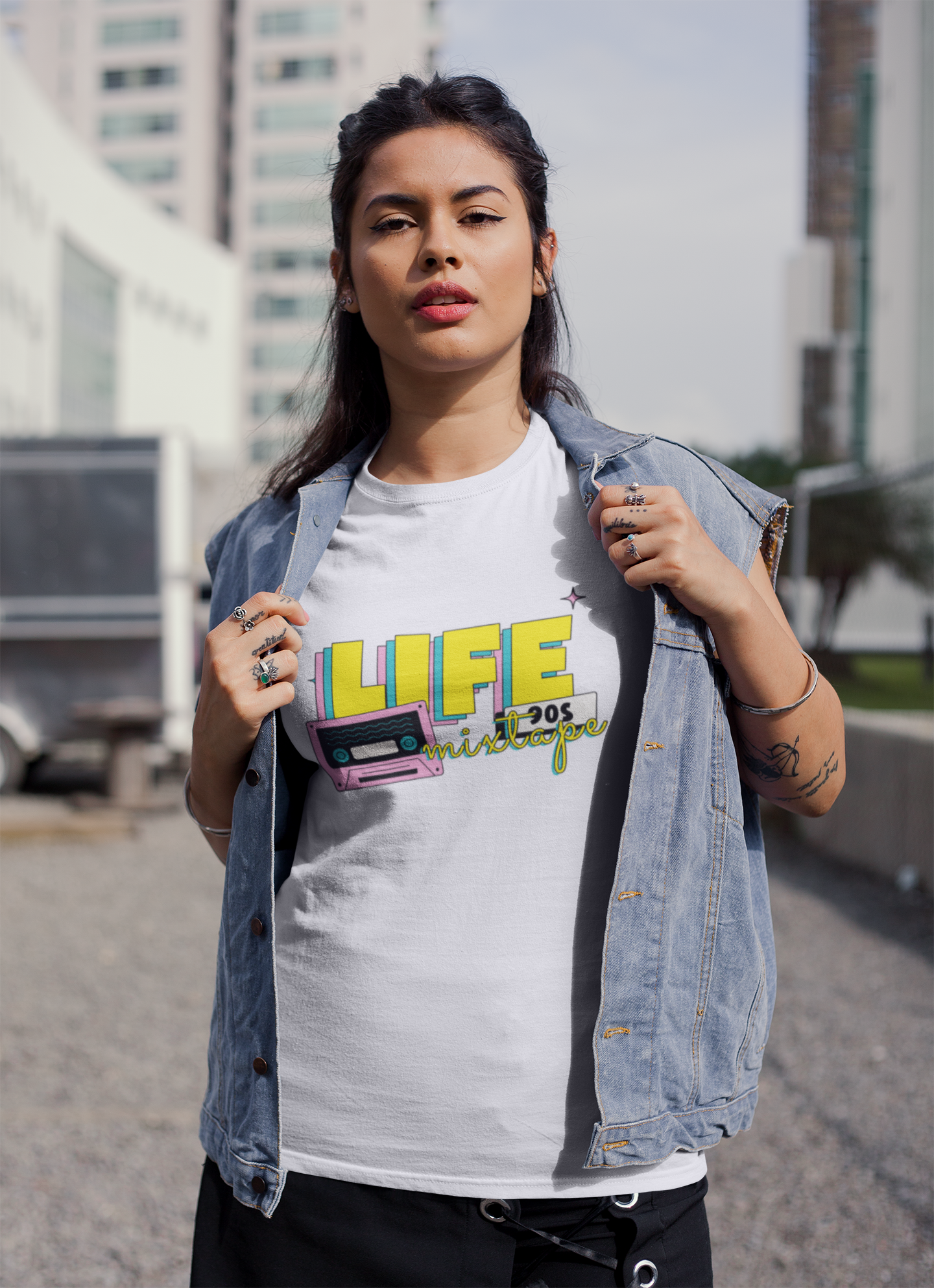 90´s Life - Basic Shirt Damen